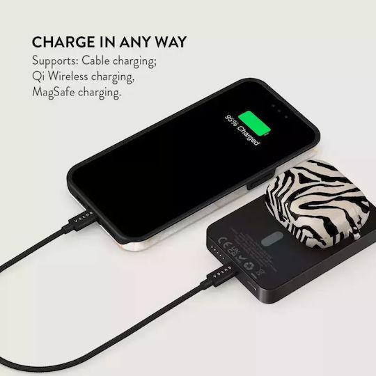 Burga MagSafe Power Bank 5000mAh 7.5W with USB-C Port Gunmetal - Imperial view 6