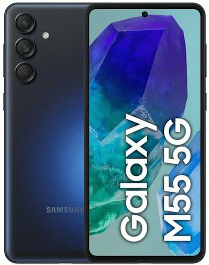 Samsung Galaxy M55 5G Dual SIM (8GB/256GB) Black view 1