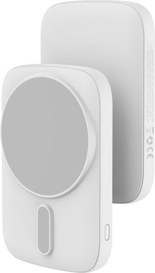 Blue Star DG-P8 MagSafe Power Bank 5000mAh 20W with USB-C Power Delivery Port White view 3