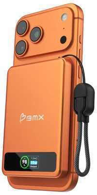 BMX SolidSafe MagSafe Power Bank 5000mAh 15W Power Delivery Orange