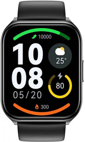 Haylou LS02 Pro Smartwatch with Heart Rate Monitor (Black / Blue) view 2
