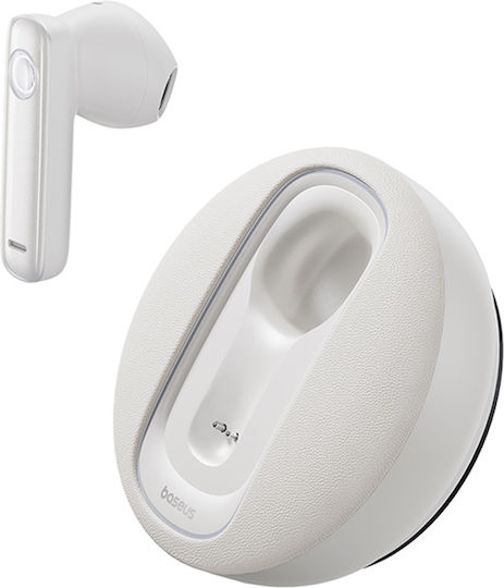 Baseus CM10 In-ear Bluetooth Handsfree Earphones with Charging Case White view 3