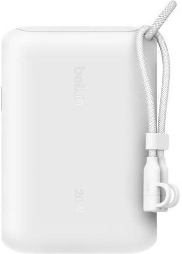 Belkin Power Bank 10000mAh 20W with 2 USB-C Power Delivery Ports White view 3