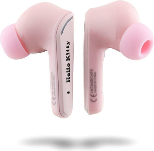 Hello Kitty O Glossy Finish In-ear Bluetooth Handsfree Earphones with Charging Case Pink view 4