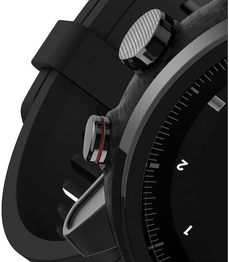 Amazfit Stratos Ceramic 48mm Waterproof Smartwatch with Heart Rate Monitor (Black) view 4
