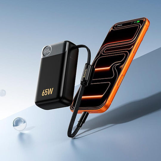 Hoco Q53 Power Bank 12000mAh 65W Power Delivery Black view 6