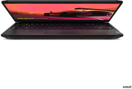 Lenovo IdeaPad Gaming 3 15ACH6 15.6" IPS FHD (Ryzen 5-5500H/8GB/512GB SSD/GeForce RTX 2050/No OS) Shadow Black (US Keyboard) view 5
