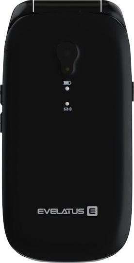 Evelatus Wave Dual SIM Mobile with Large Buttons Black view 2