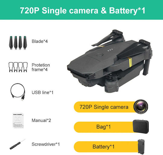 Andowl F16 Drone 2.4 GHz with 720p Camera and Controller view 7