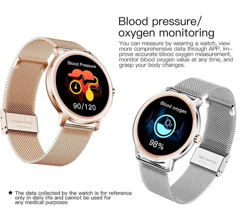 Rubicon SR014E Smartwatch with Heart Rate Monitor (Black) vista 8