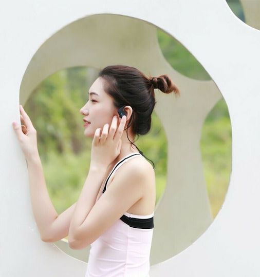 Remax RB-S19 In-ear Bluetooth Handsfree Earphones with Sweat Resistance Black vue 6