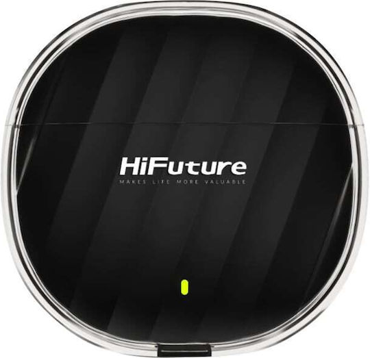 HiFuture FlyBuds 3 Bluetooth Handsfree Earphones with Sweat Resistance and Charging Case Black view 5