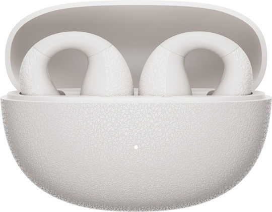 QCY Crossky C10 Open Ear Bluetooth Handsfree Headphones with Sweat Resistance and White Charging Case view 4