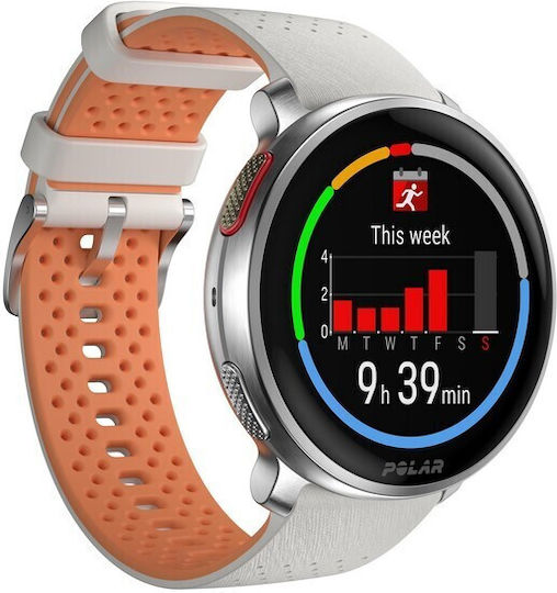 Polar Vantage V3 Aluminium 47mm Waterproof Smartwatch with Heart Rate Monitor (Sunrise Apricot) view 6