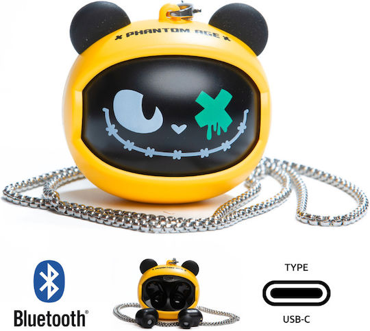 OptimX G05d In-ear Bluetooth Handsfree Earphones with Charging Case Yellow