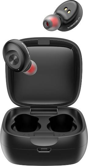 Veger XG08 In-ear Bluetooth Handsfree Earphones with Charging Case Black view 1