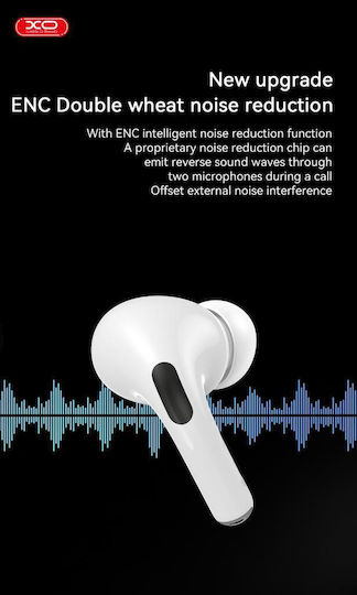 XO EV51 5th Generation In-ear Bluetooth Handsfree Earphones with Charging Case White view 7