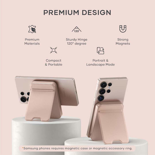 Satechi OntheGo Qi2 MagSafe Power Bank 10000mAh 15W Pink vista 8