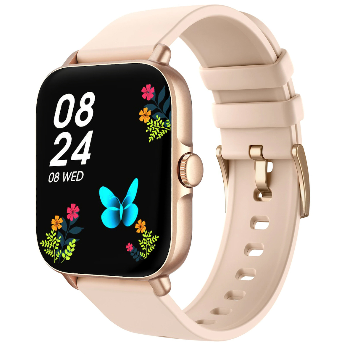 Omni FiT Aluminium Smartwatch with Heart Rate Monitor (Gold)