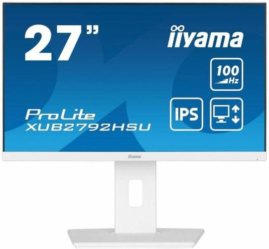 Iiyama ProLite XUB2792HSU-W6 IPS Monitor 27" FHD 1920x1080 with Response Time 0.04ms GTG