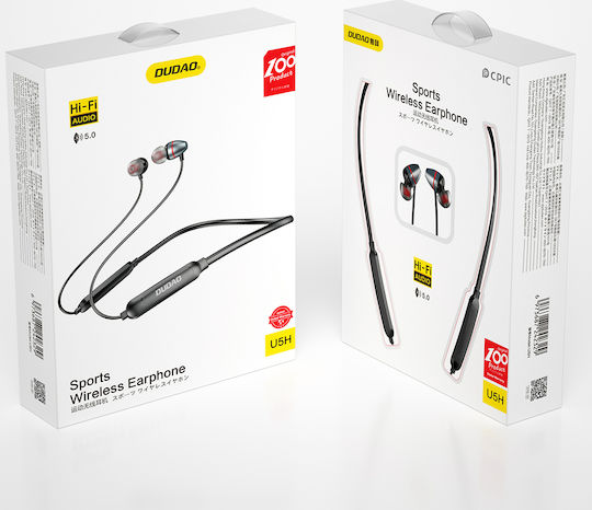 Dudao U5H In-ear Bluetooth Handsfree Earphones Gray view 6