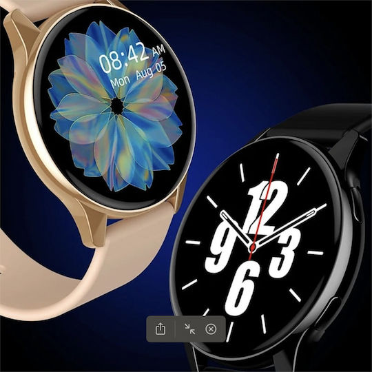 Microwear T2 Pro Smartwatch with Heart Rate Monitor (Black) view 4