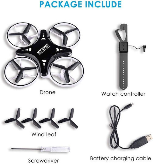Quadcopter Drone Children's 2.4 GHz without Camera with LED lights view 7