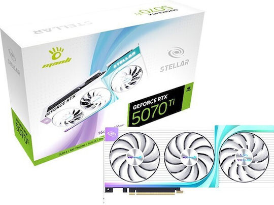 Manli GeForce RTX 5070 Ti 16GB GDDR7 Stellar OC Graphics Card view 1