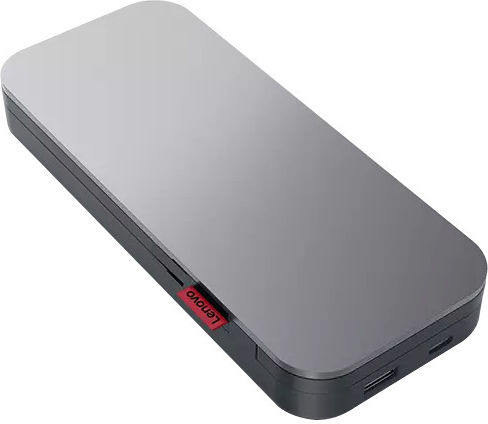 Lenovo Go Power Bank 20000mAh 65W with USB-A Port and USB-C Port Power Delivery Storm Grey