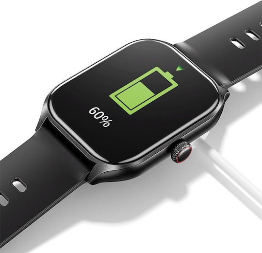 Awei H21 Smartwatch with Heart Rate Monitor (Black) vue 5