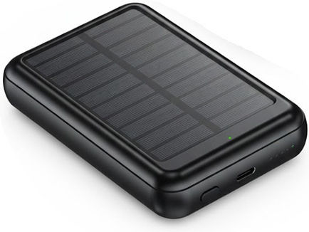 Treqa TR-982 Solar Power Bank 10000mAh Black view 2