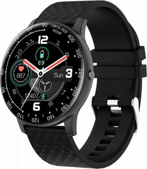 SW-27 Smartwatch with Heart Rate Monitor (Black)