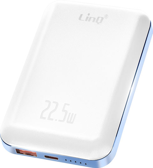 LinQ W15006 MagSafe Power Bank 10000mAh 15W Power Delivery White