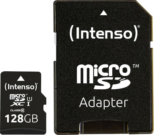 Intenso Professional microSDXC 128GB U3 UHS-I 90MB/s With Adapter view 1