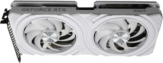 Palit GeForce RTX 4070 12GB GDDR6 White OC Graphics Card view 5