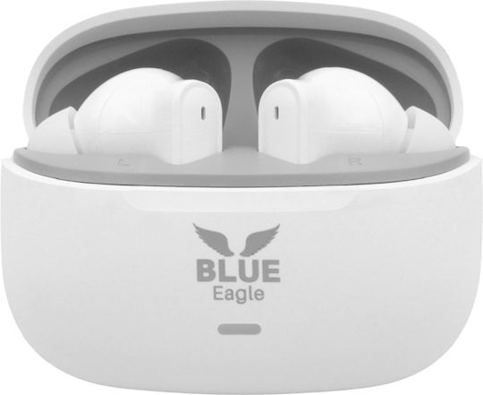 Blue Eagle BE-TWS-10 In-ear Bluetooth Handsfree Earphones with Charging Case White
