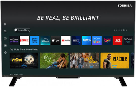 Toshiba Smart Television 40" 4K UHD QLED 40QV2F63DG HDR (2024) view 1