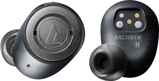 Audio Technica ATH-ANC300TW In-ear Bluetooth Handsfree Earphones with Sweat Resistance and Charging Case Black vue 6