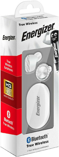 Energizer UIX30WH In-ear Bluetooth Handsfree Earphones with Charging Case White view 1
