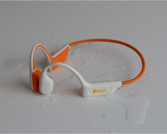 AGM Motion Buds 1 Bluetooth Handsfree Earphones with Sweat Resistance Orange view 3