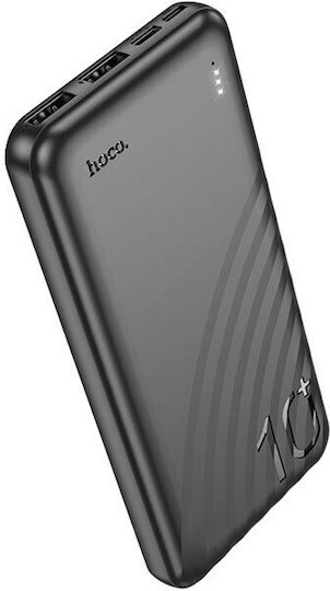 Hoco J123 Power Bank 10000mAh 22.5W with 2 USB-A Ports and 2 USB-C Ports Black view 3