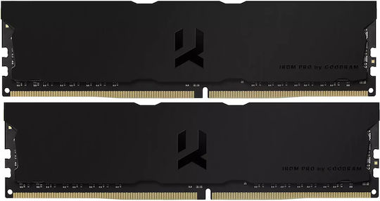 GoodRAM IRDM Pro 64GB DDR4 RAM with 2 Modules (2x32GB) and 3600 Speed for Desktop (IRP-K3600D4V64L18/64GDC)