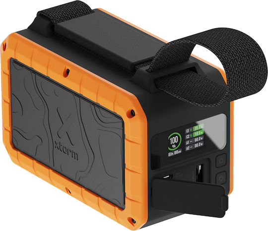 Xtorm Rugged XR204 Power Bank 40000mAh 100W with USB-A Port and 2 USB-C Ports Power Delivery / Quick Charge 3.0 Orange vue 5