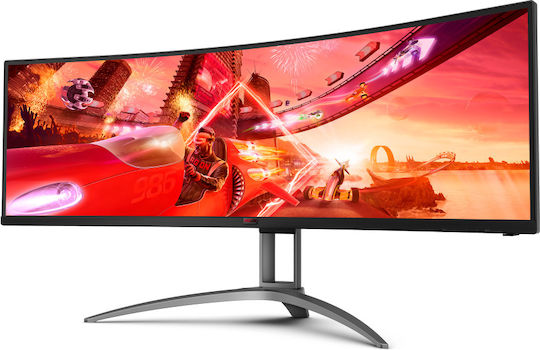 AOC AG493QCX Ultrawide VA HDR Curved Gaming Monitor 48.8" 3840x1080 144Hz with Response Time 4ms GTG view 2