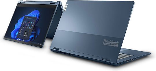 Lenovo ThinkBook 14s Yoga ITL 14" IPS FHD Touchscreen (i5-1135G7/8GB/256GB SSD/W10 Pro) Abyss Blue (DE Keyboard) view 3