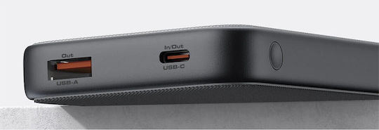 Aukey PB-Y46P USB-C cable Power Bank 10000mAh 20W with USB-A Port and USB-C Port Power Delivery Black view 7