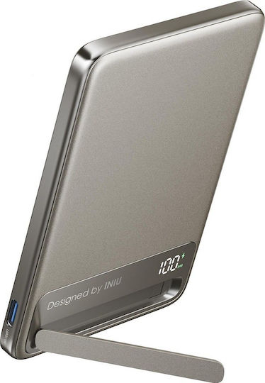 Iniu Power Bank 5000mAh with USB-C Port Titanium view 1