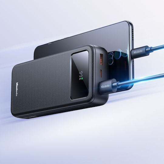 Mcdodo MC-4230 Power Bank 20000mAh 22.5W with 2 USB-A Ports and USB-C Port Power Delivery / Quick Charge 3.0 Black view 7