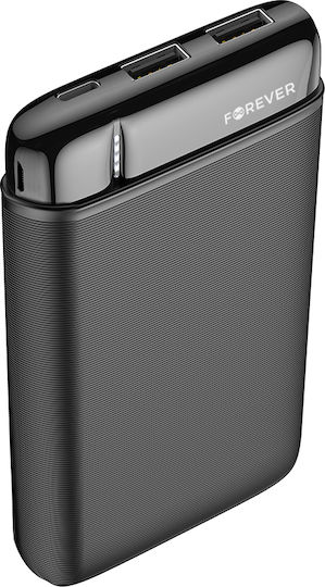Forever TB-100L Power Bank 20000mAh with 2 USB-A Ports Black vue 7