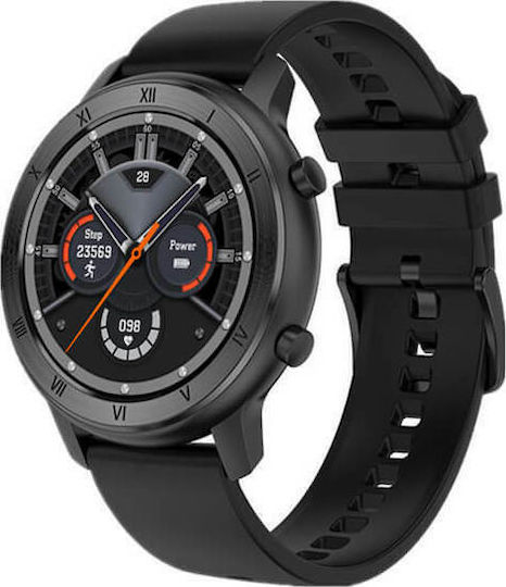 NO.1 DT89 Smartwatch with Heart Rate Monitor (Black)